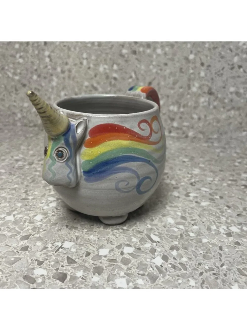 Mudworks Pottery Unicorn Mug Made In USA